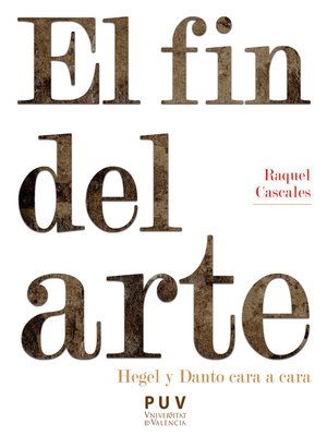 cover image of El fin del arte